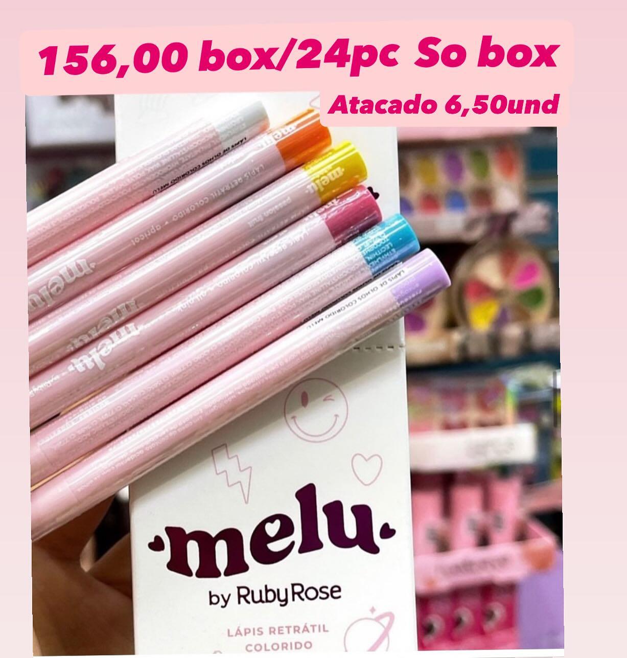 Lápis Retrátil Colorido Melu by Ruby Rose