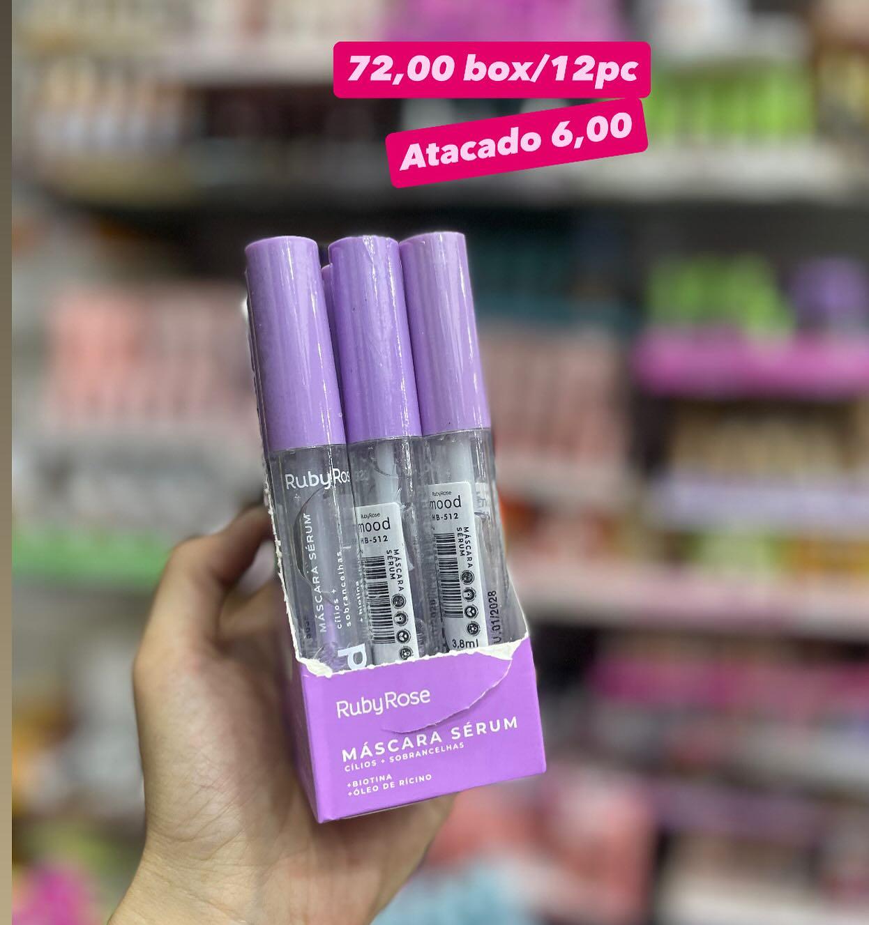 Máscara Sérum para Cílios e Sobrancelhas Ruby Rose Mood HB-512