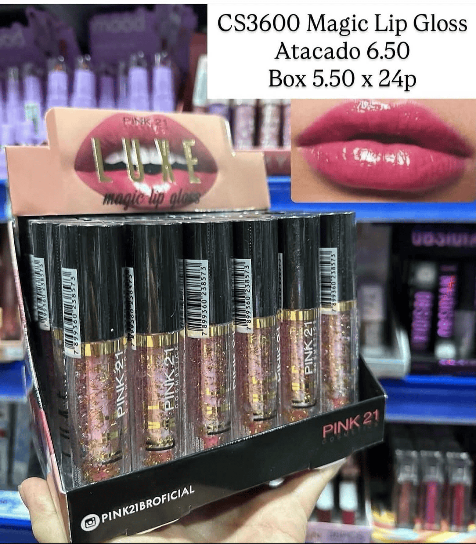 Magic Lip Gloss Pink21 CS3600