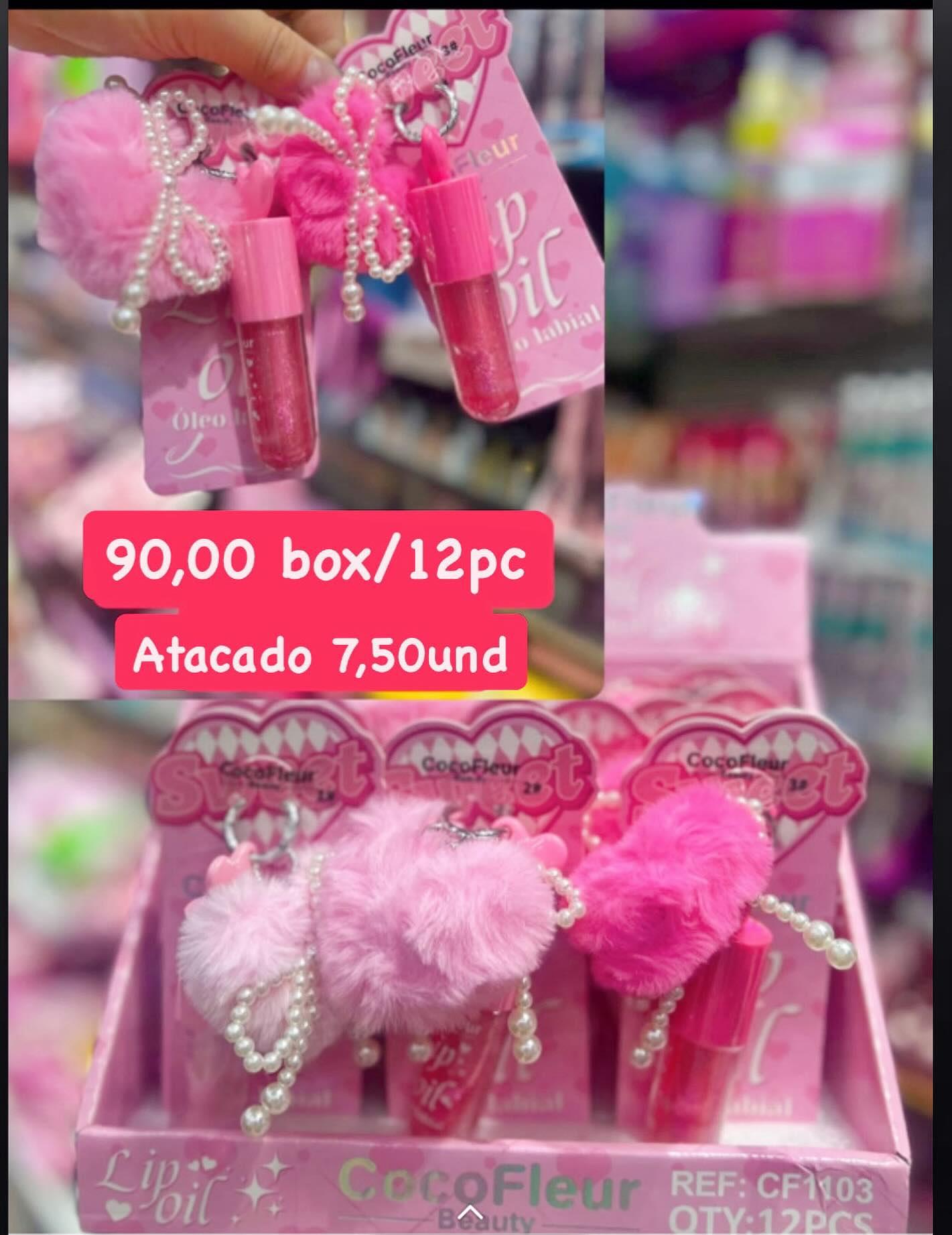 Lip Oil com Chaveiro CocoFleur Beauty CF1103