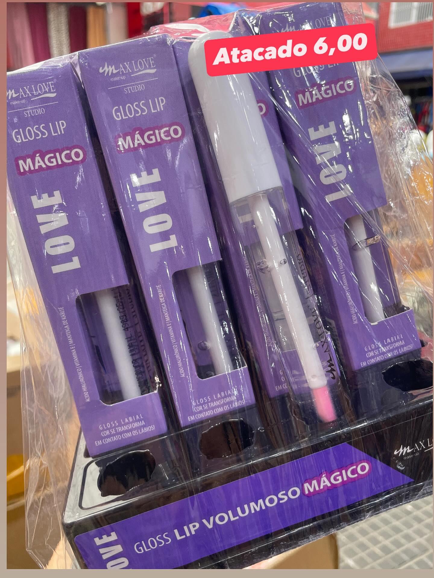 Gloss Labial Mágico Volumoso Max Love
