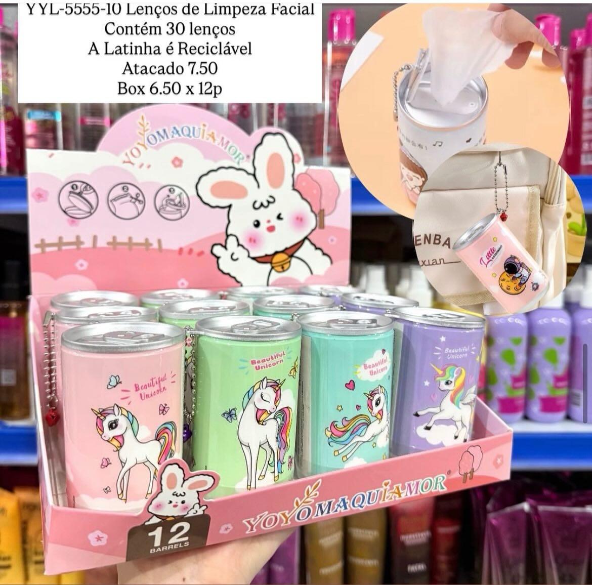Lenços de Limpeza Facial Yoyo Maquiamor 30 Unidades YYL-5555-10