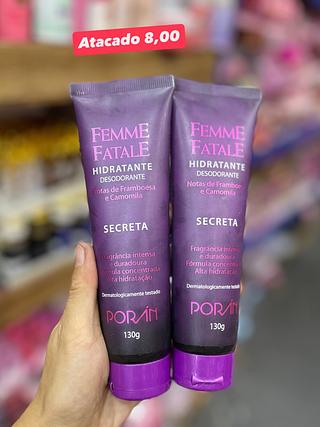 Hidratante Desodorante Femme Fatale Secreta Porín 130g