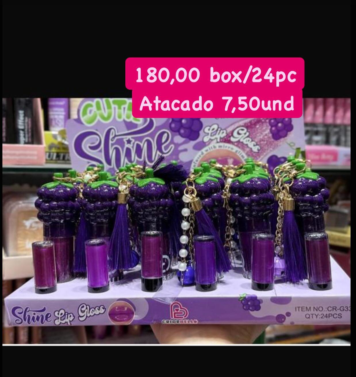 Shine Lip Gloss Grape com Chaveiro