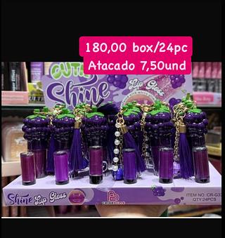 Shine Lip Gloss Grape com Chaveiro