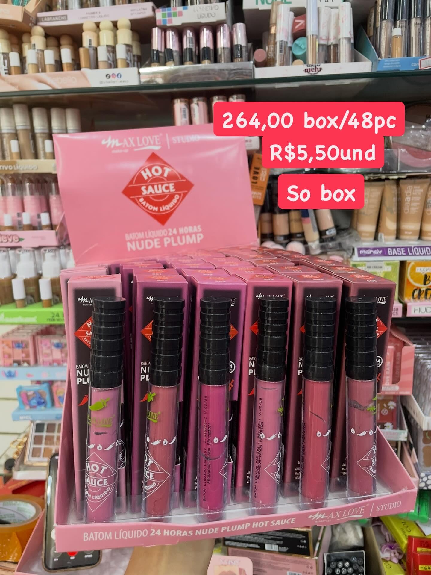 Batom Líquido Nude Plump Hot Sauce Max Love