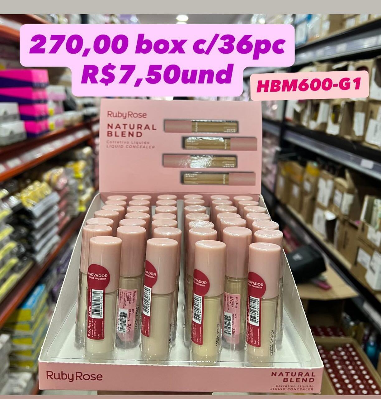 Corretivo Líquido Natural Blend Ruby Rose HBM600-G1