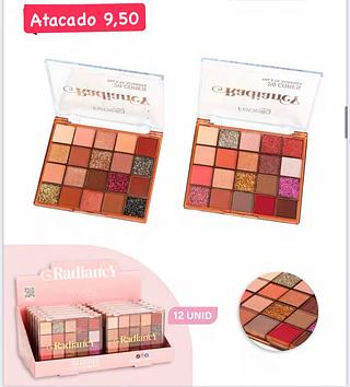 Paleta de Sombras Radiancy 20 Cores