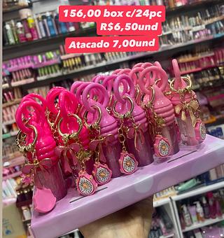 Lip Gloss com Chaveiro de Pitaya