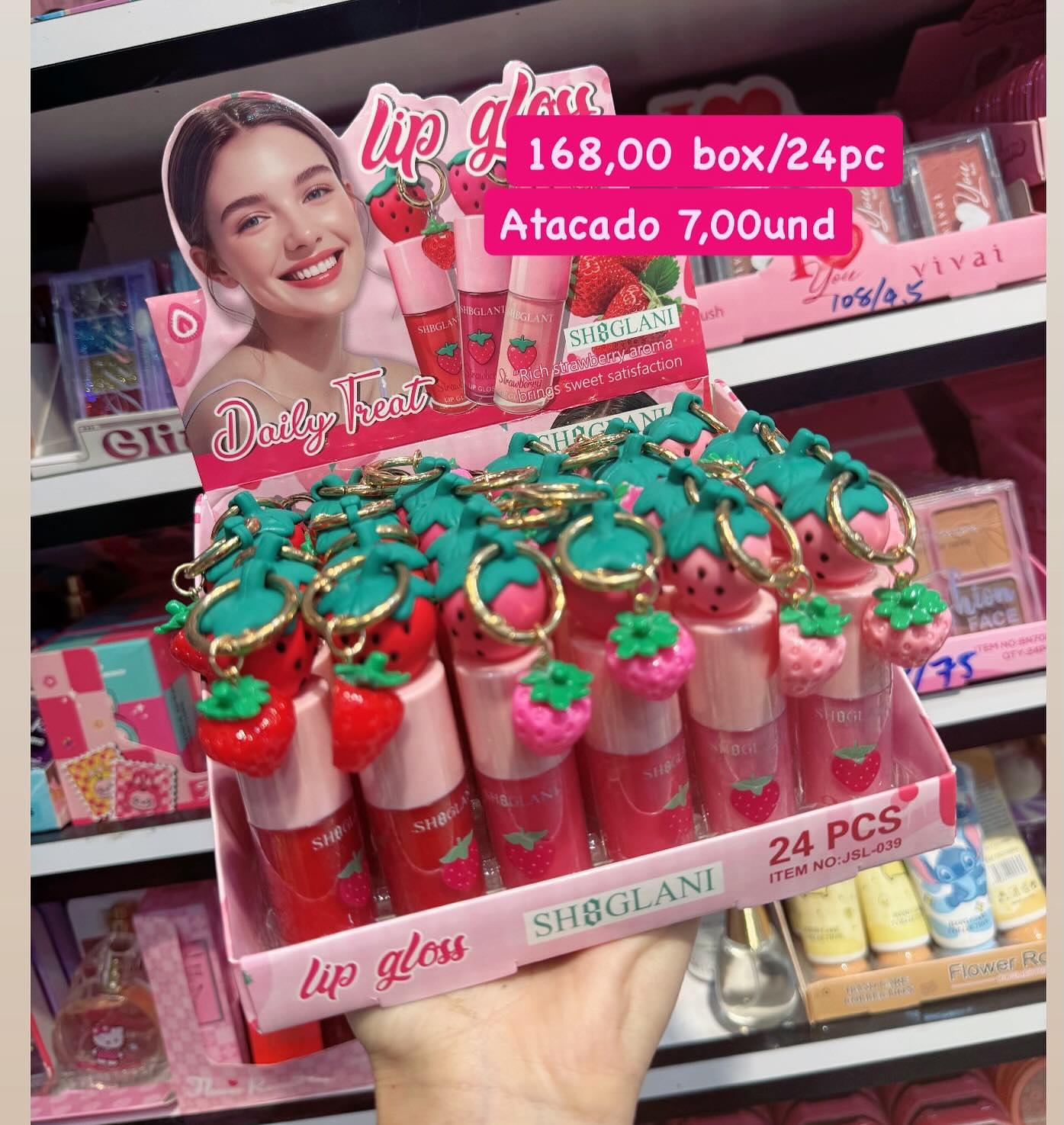 Lip Gloss Morango JSL-039