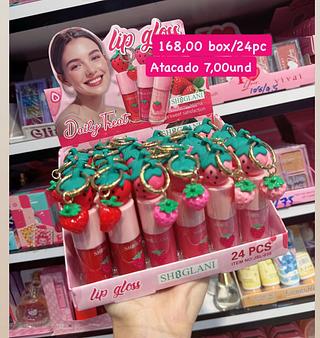 Lip Gloss Morango JSL-039