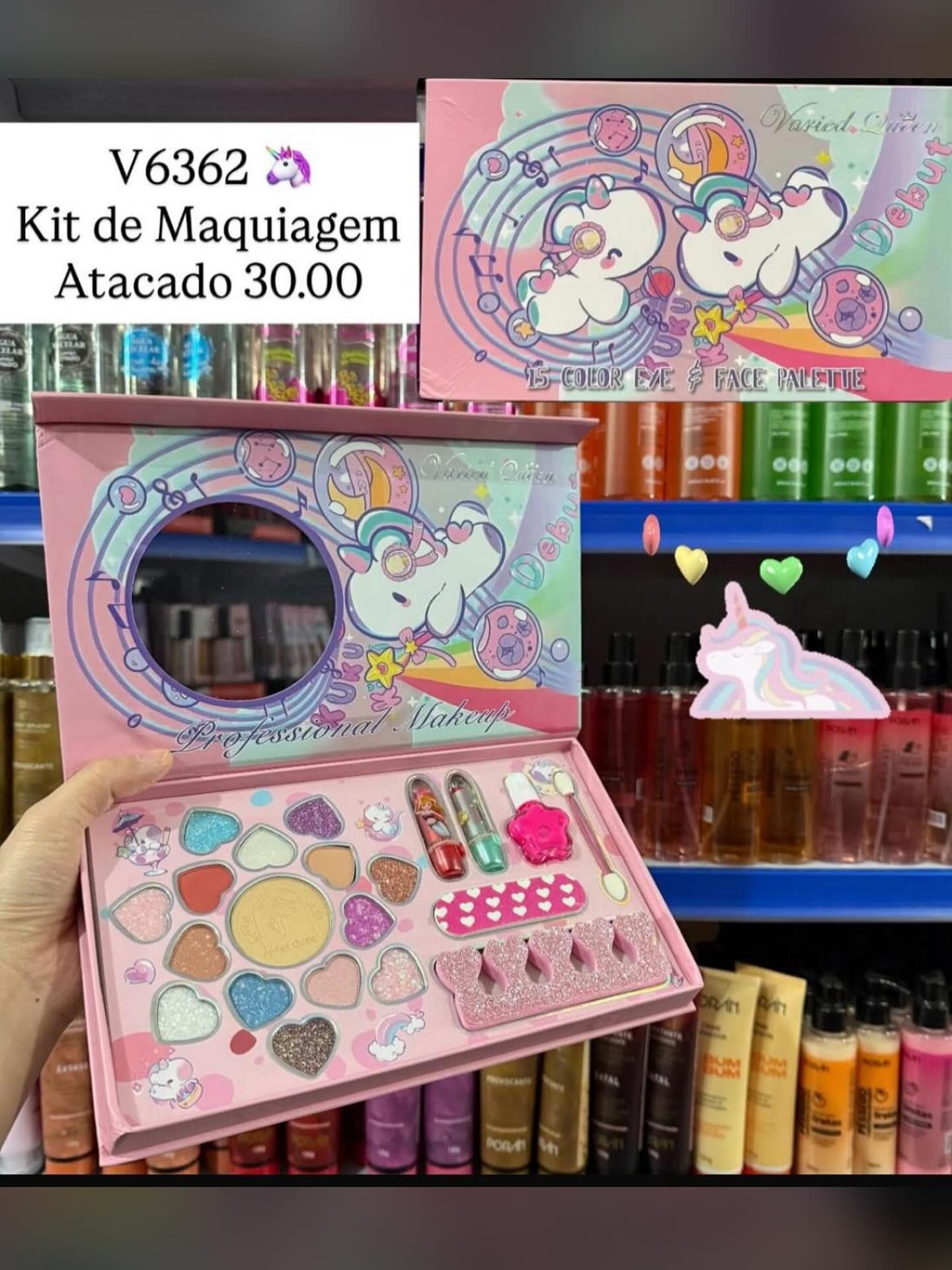 Kit de Maquiagem Unicórnio V6.362