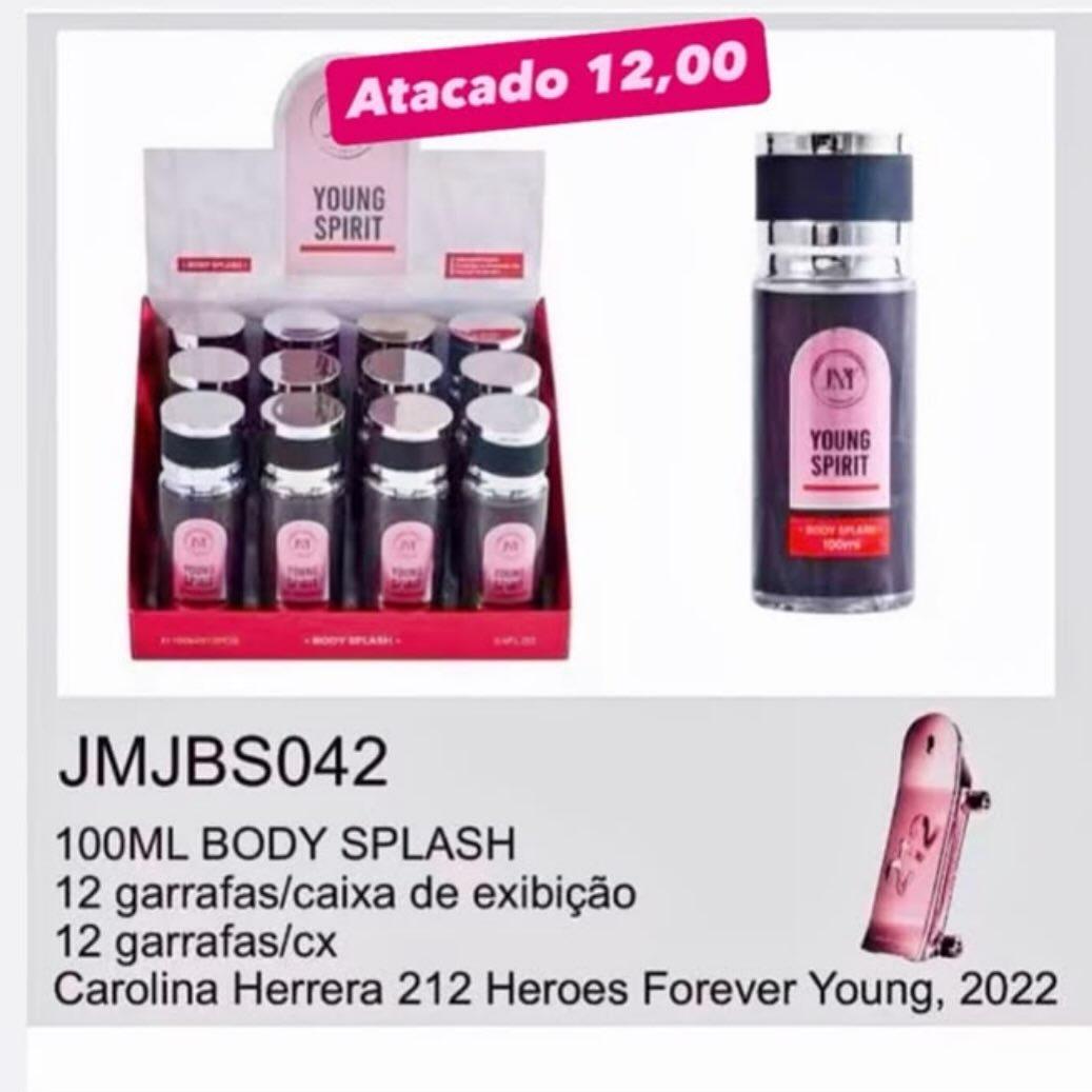 Body Splash Young Spirit 100ml Carolina Herrera 212 Heroes Forever Young JMJBS042
