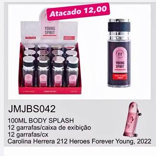 Body Splash Young Spirit 100ml Carolina Herrera 212 Heroes Forever Young JMJBS042