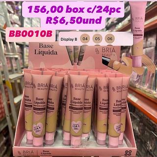 Base Líquida Bria Beauty 25g — Display B (tons 04–06)