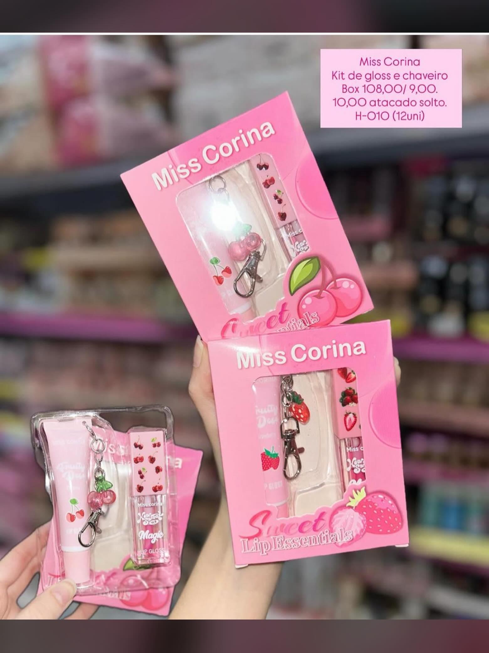 Kit de Gloss com Chaveiro Miss Corina H-010