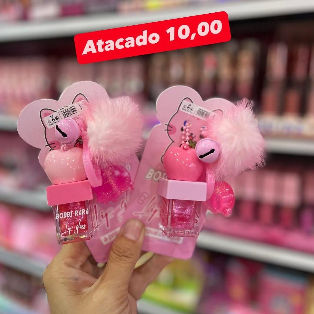 Lip Gloss com Chaveiro Bobbi Rara
