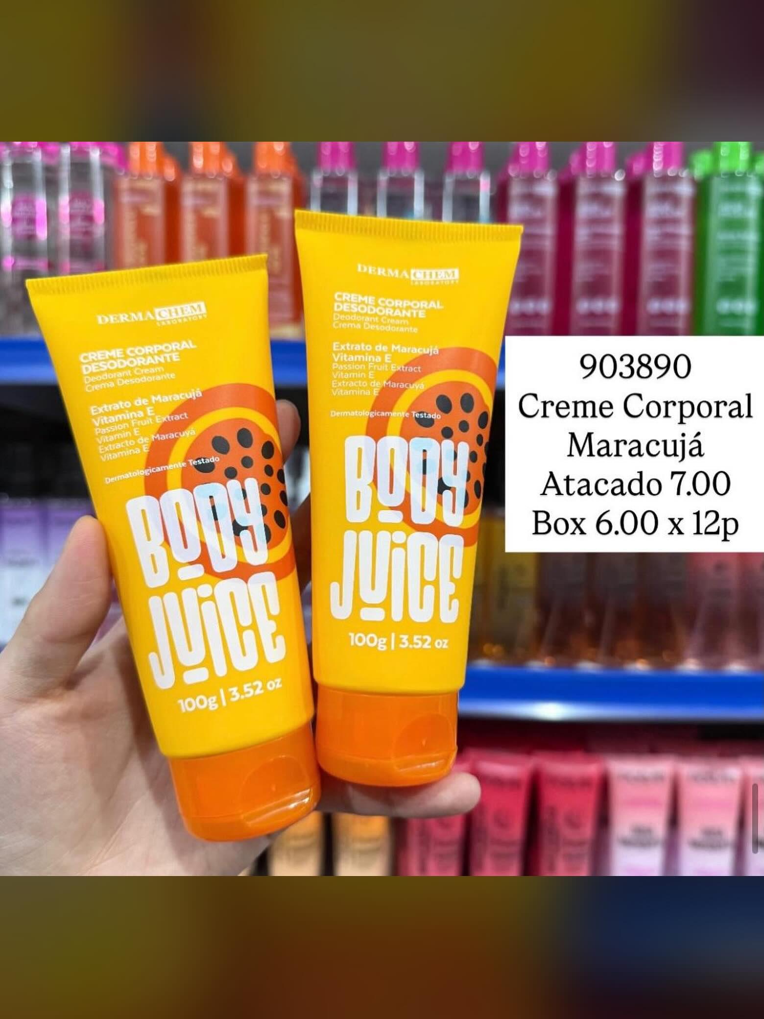 Creme Corporal Desodorante Body Juice Maracujá 100g 903890