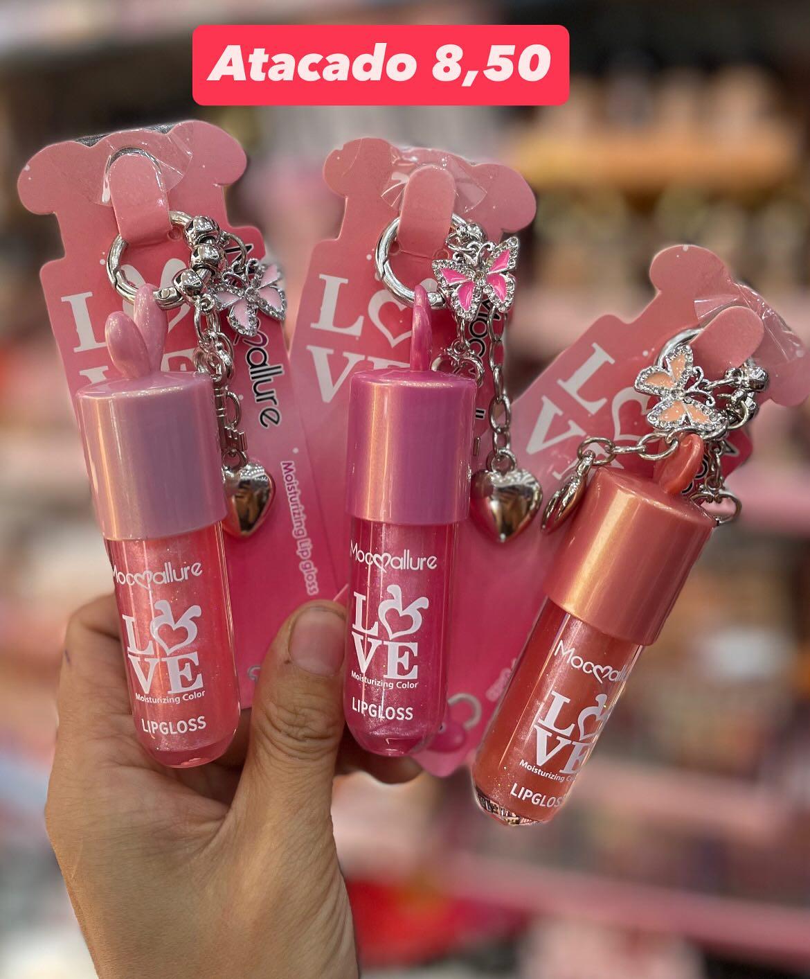 Gloss Labial Honey Lip Mocallure com Chaveiro