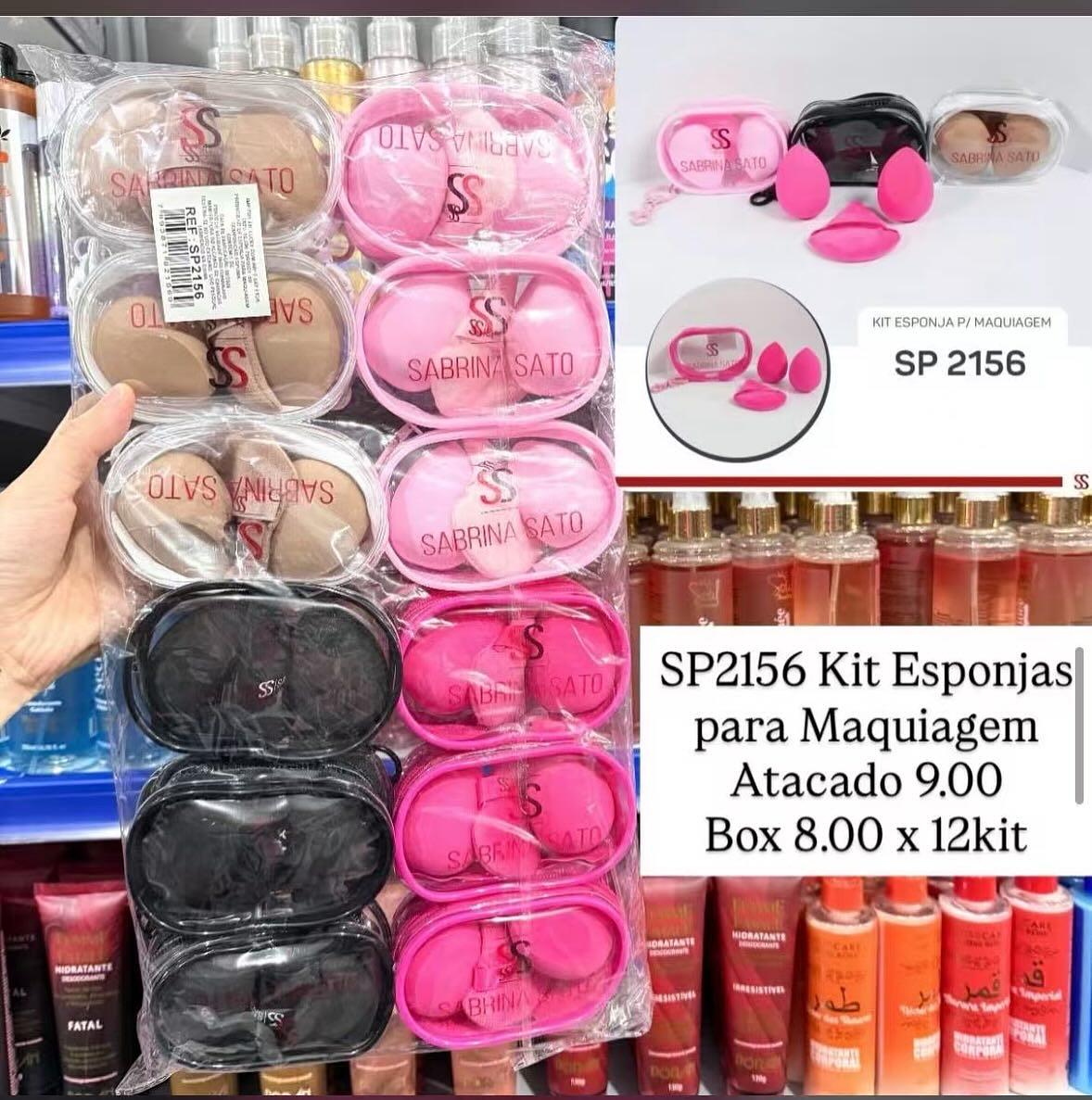 Kit de esponjas para maquiagem Sabrina Sato