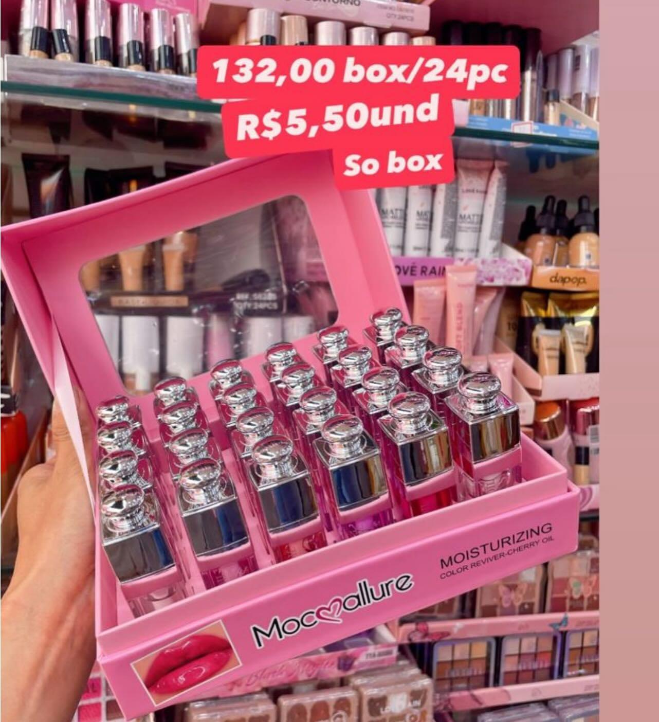 Óleo Labial Hidratante Color Reviver Cherry Oil Mocallure