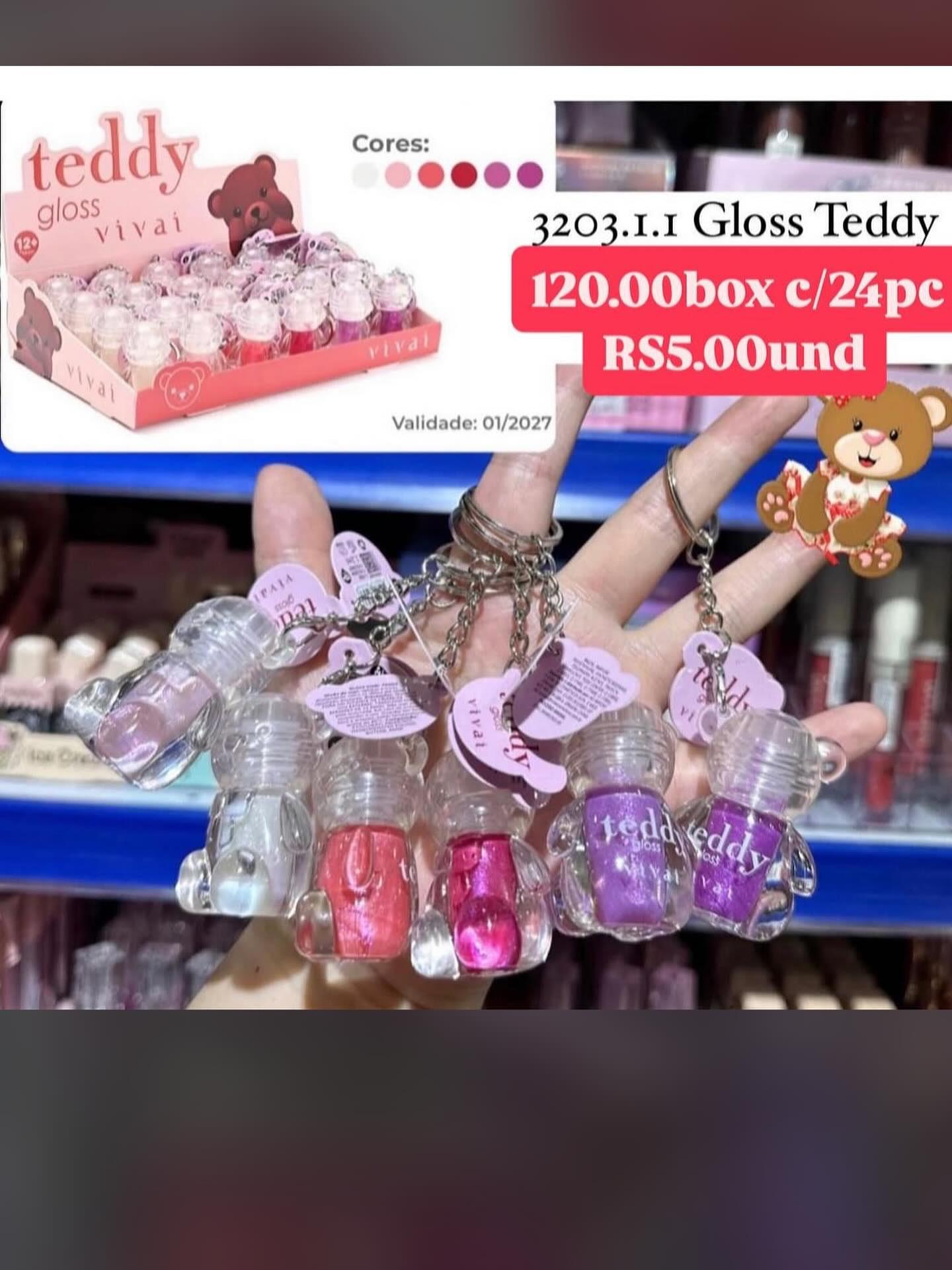 Gloss Teddy com Chaveiro Vivai 3203.1.1