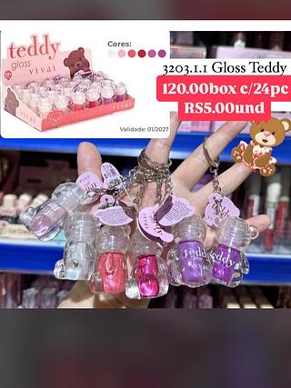 Gloss Teddy com Chaveiro Vivai 3203.1.1
