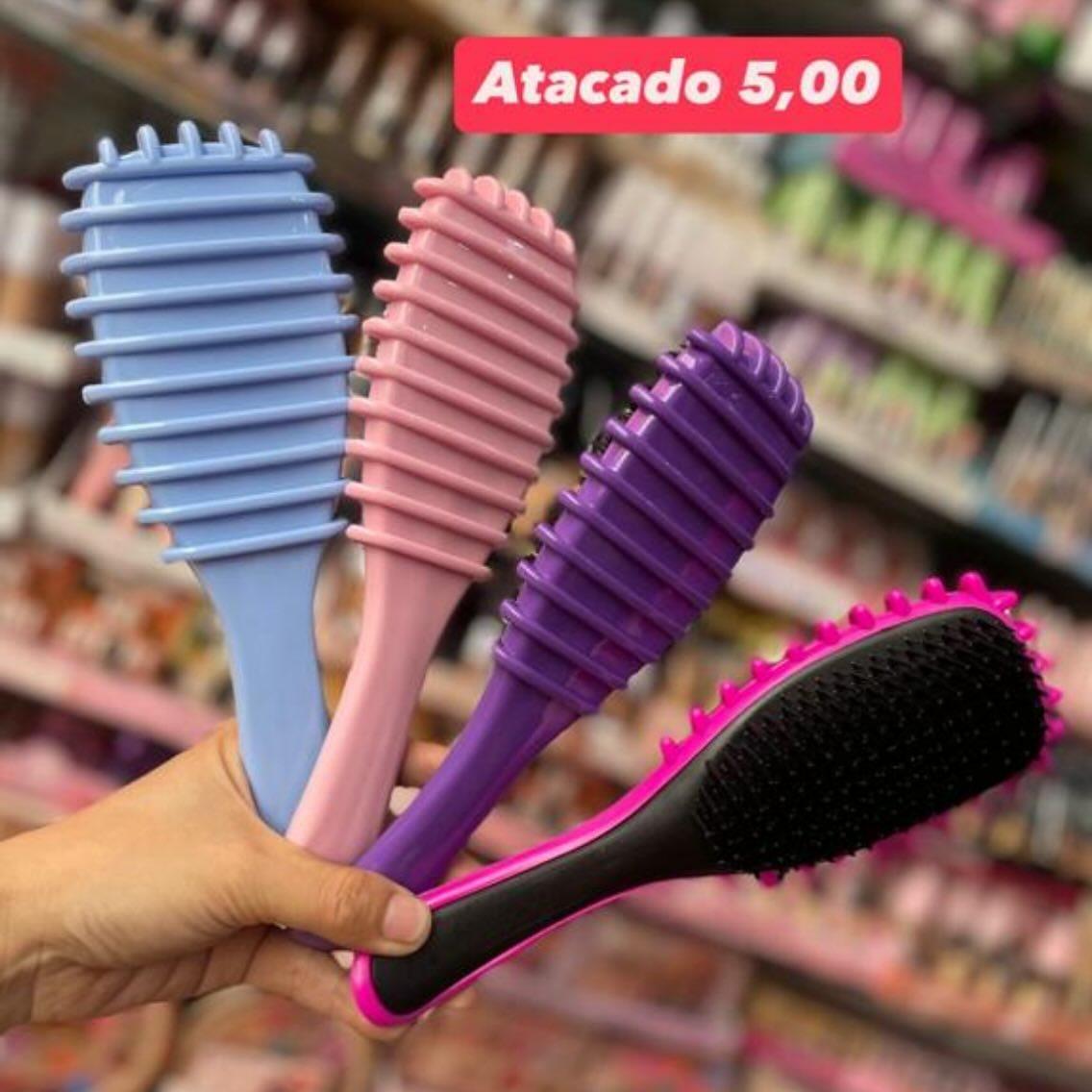 Escova de Cabelo Colorida