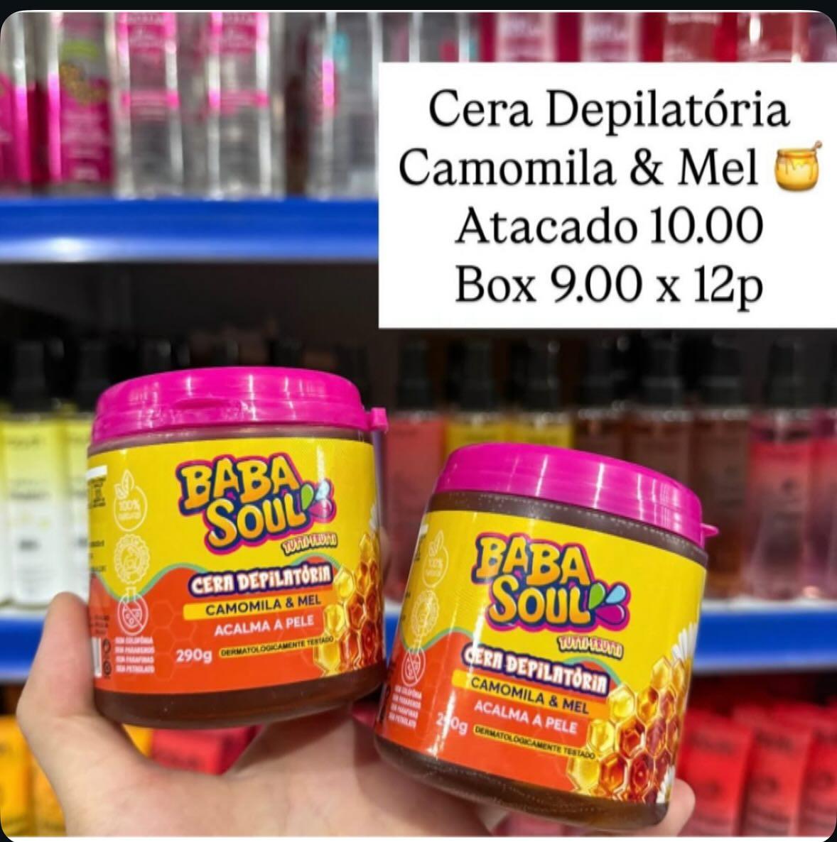 Cera Depilatória Baba Soul Camomila & Mel 290g