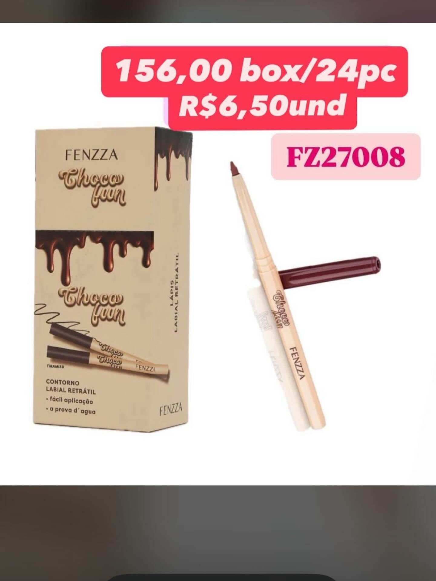 Contorno Labial Retrátil Fenzza Choco Fun FZ27008