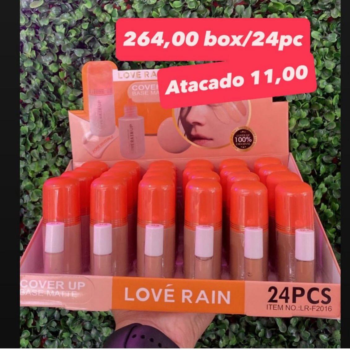 Base Líquida Cover Up Matte Love Rain LR-F2016