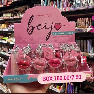 Lip Balm + Batom Beijo Amor e Anjo