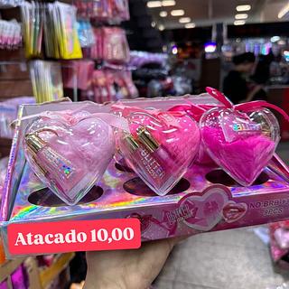 Guttah Lip Gloss Coração com Chaveiro