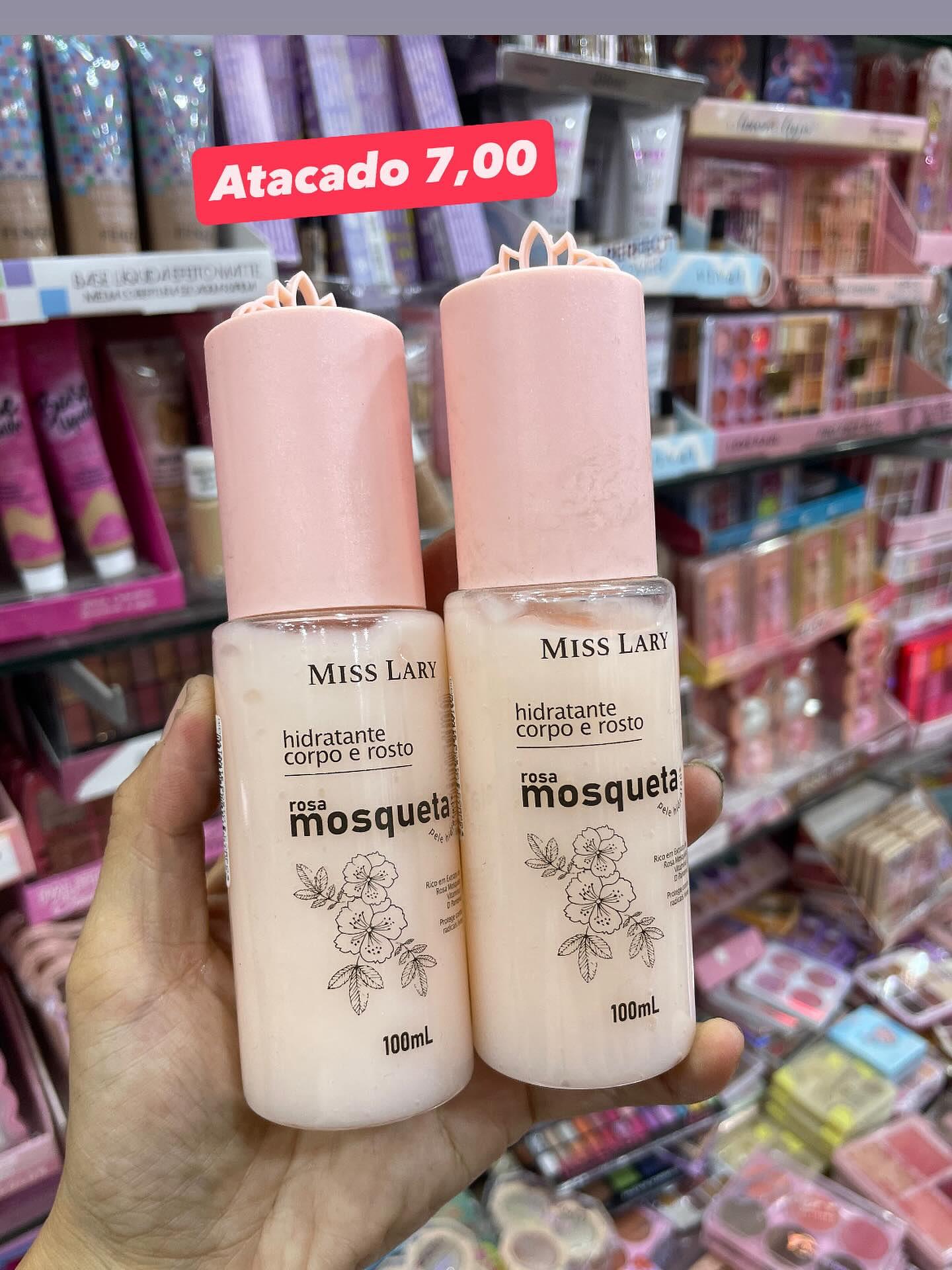 Hidratante Corpo e Rosto Rosa Mosqueta Miss Lary 100ml