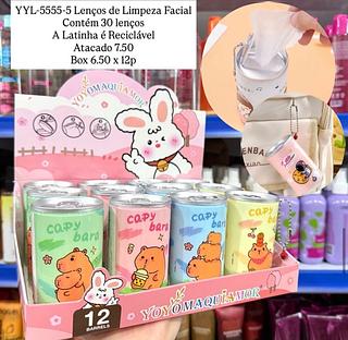 Lenços de Limpeza Facial Yoyo Maquiamor 30 Unidades YYL-5555-5