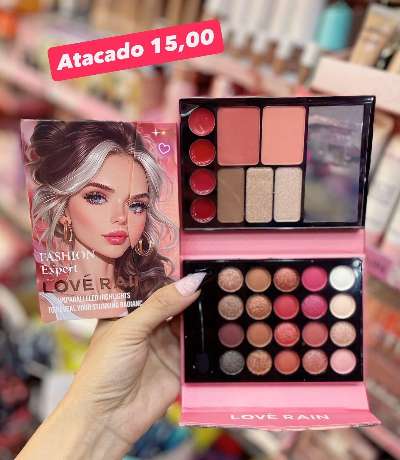 Paleta de Maquiagem Love Rain Fashion Expert