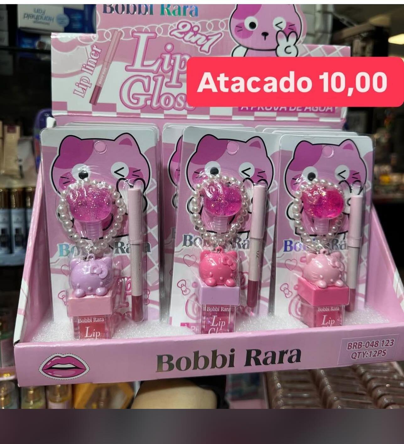 Lip Gloss com Chaveiro Bobbi Rara BRB-048 123