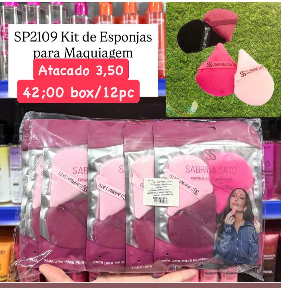 Kit de Esponjas para Maquiagem Sabrina Sato SP2109