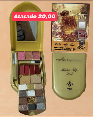Kit de Maquiagem YoYo MaquiAmor Mel