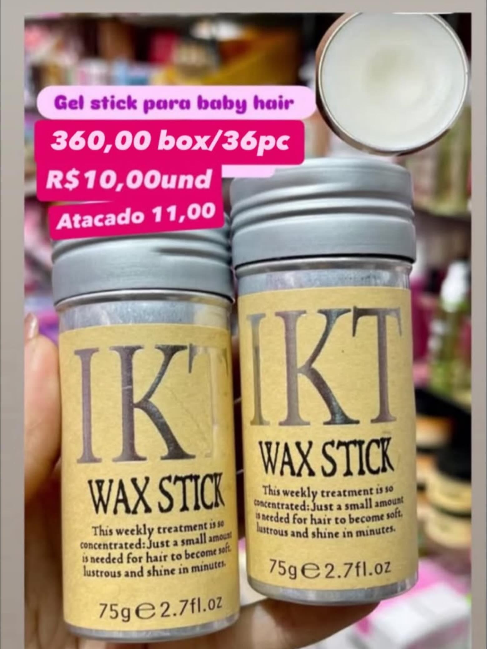Gel Wax Stick para Baby Hair IKT 75g