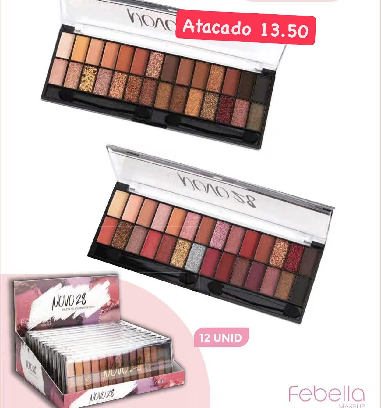 Paleta de Sombras Novo 28 Febella