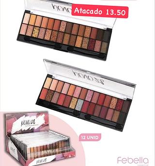 Paleta de Sombras Novo 28 Febella