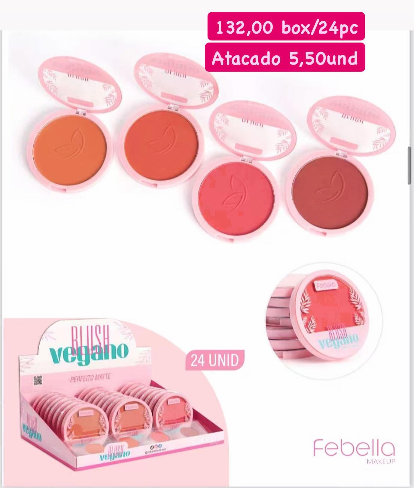 Blush Vegano Perfeito Matte Febella