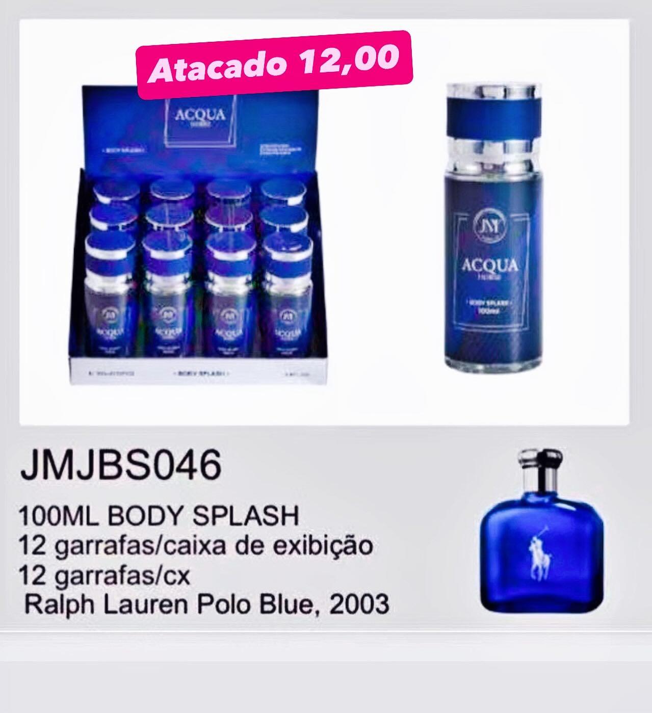 Body Splash Acqua 100ml JMJBS046