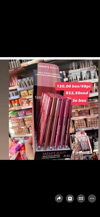 Lapis para contorno labial sara's beauty cx com 48