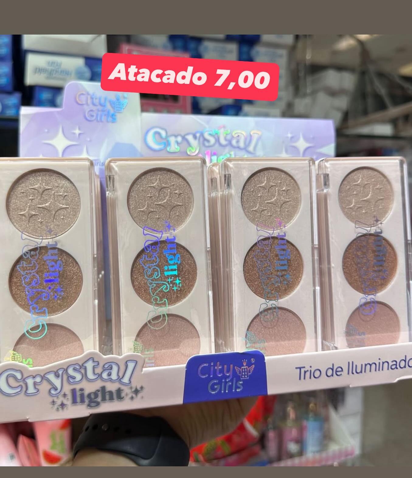 Trio de Iluminador Crystal Light City Girls