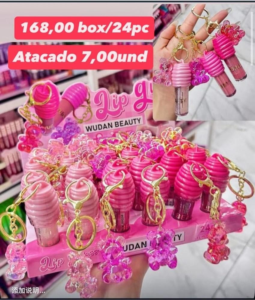 Gloss Labial Wudan Beauty com Chaveiro
