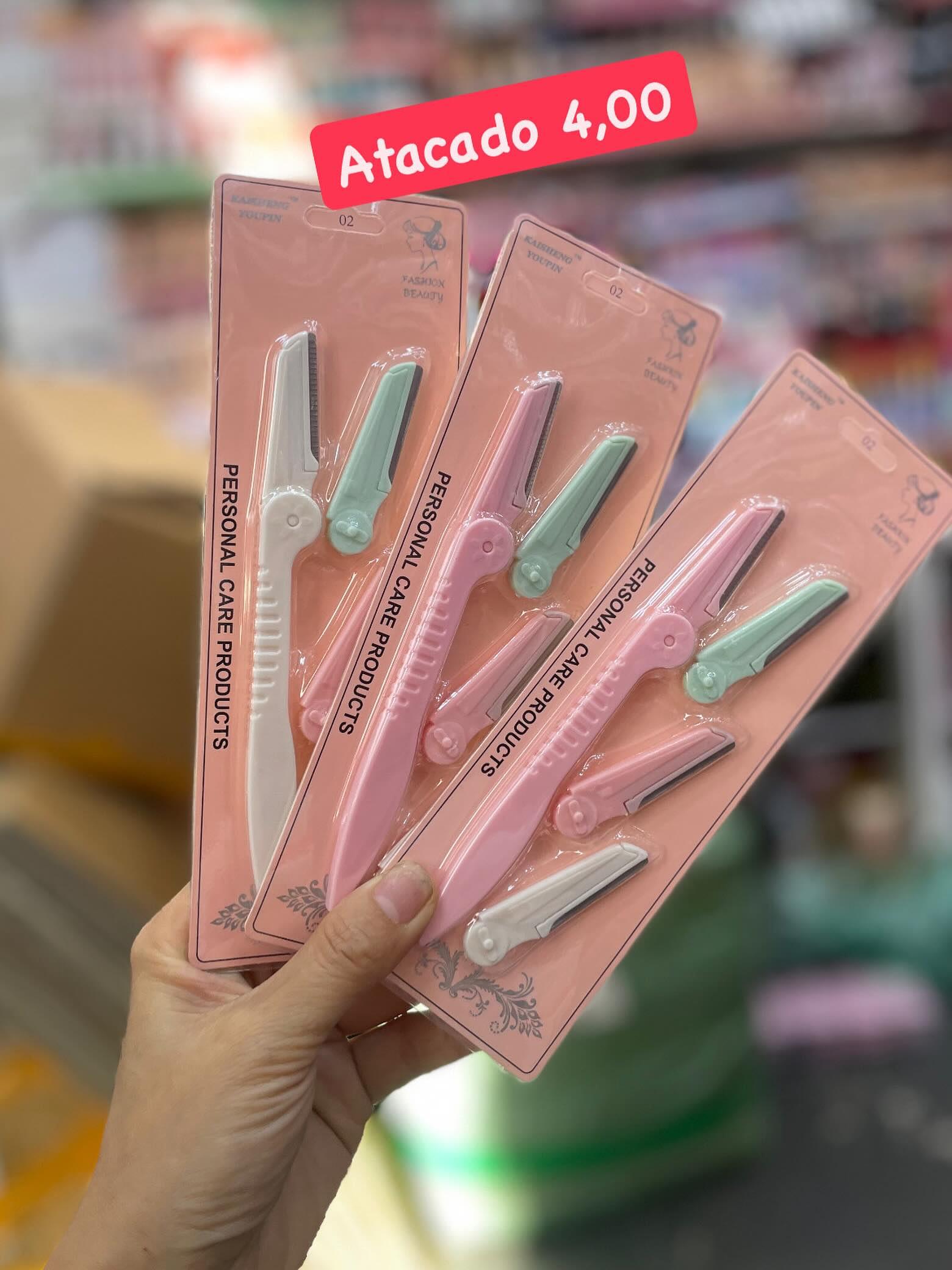 Kit de Aparadores para Sobrancelha 3 unidades
