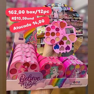 sombra com glittler infantil