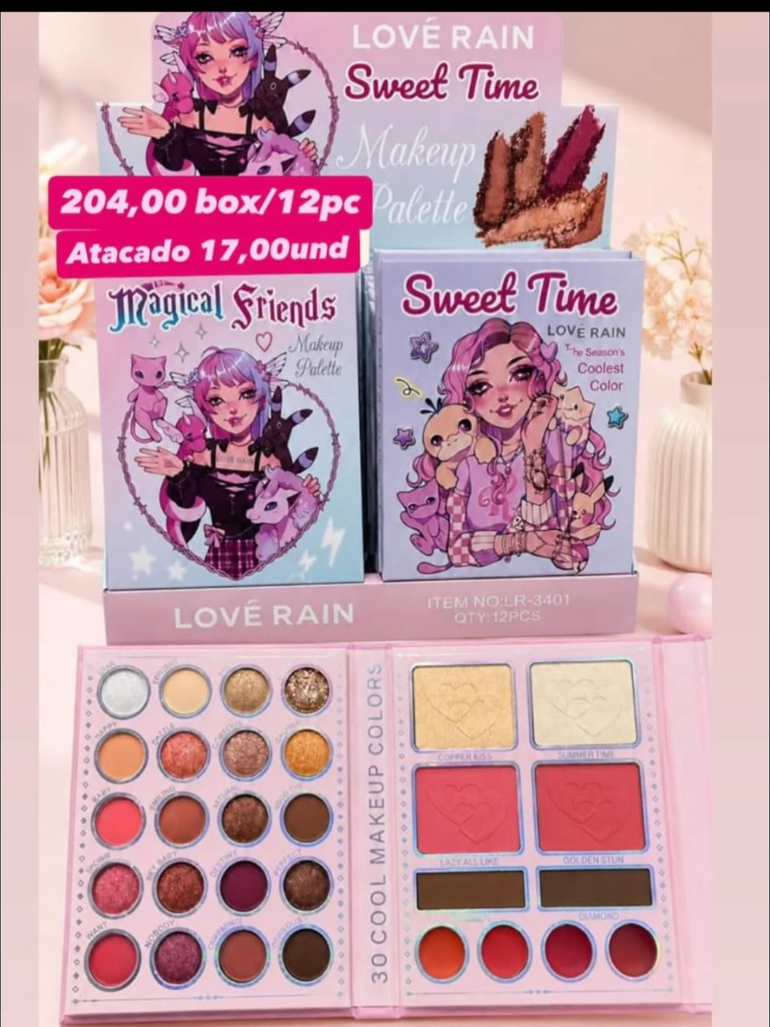Paleta de Maquiagem Love Rain Sweet Time LR-3401